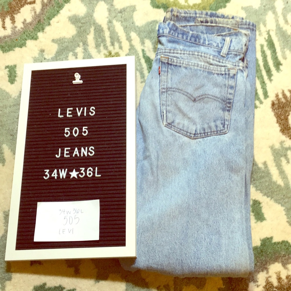 Levi’s jeans 505 34x36
